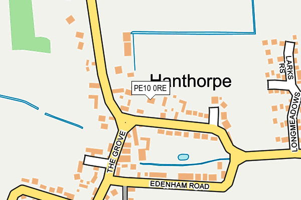 PE10 0RE map - OS OpenMap – Local (Ordnance Survey)