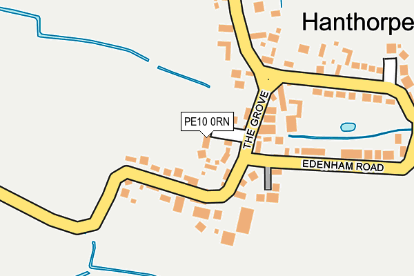 PE10 0RN map - OS OpenMap – Local (Ordnance Survey)