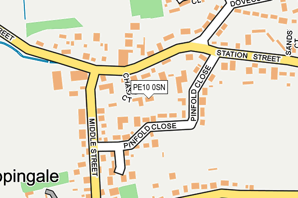 PE10 0SN map - OS OpenMap – Local (Ordnance Survey)