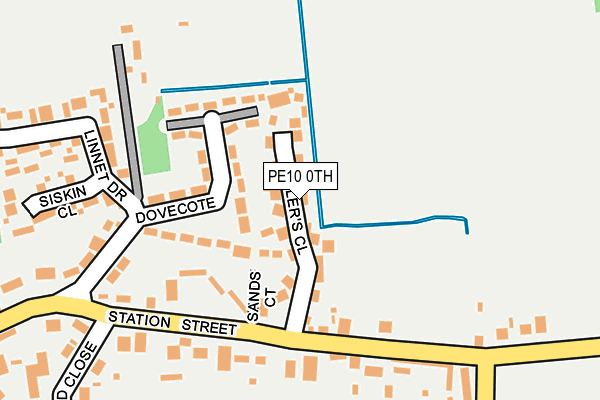 PE10 0TH map - OS OpenMap – Local (Ordnance Survey)