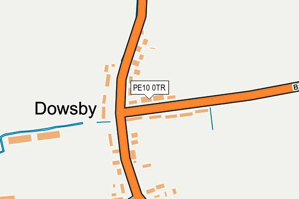 PE10 0TR map - OS OpenMap – Local (Ordnance Survey)