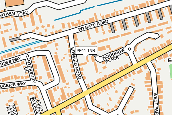 PE11 1NR map - OS OpenMap – Local (Ordnance Survey)