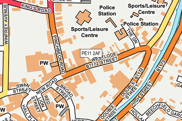 Map of SP BRICKWORK LTD at local scale