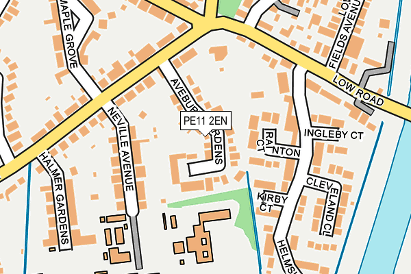 PE11 2EN map - OS OpenMap – Local (Ordnance Survey)