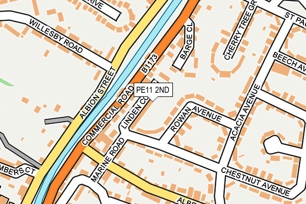 PE11 2ND map - OS OpenMap – Local (Ordnance Survey)