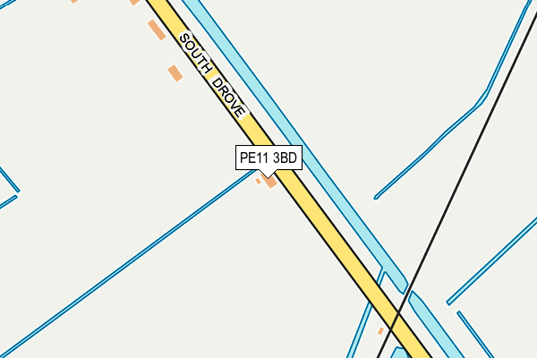 PE11 3BD map - OS OpenMap – Local (Ordnance Survey)