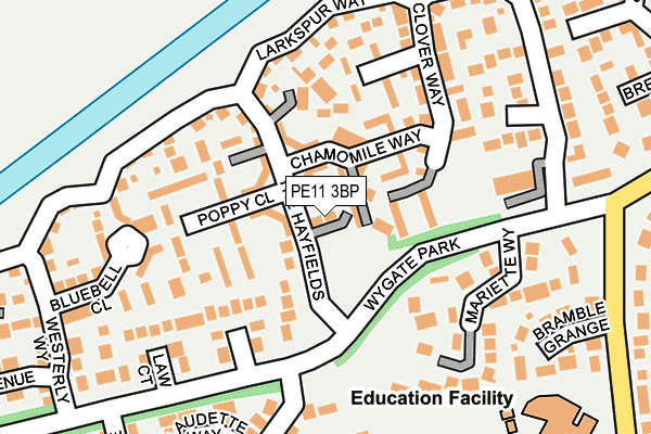 PE11 3BP map - OS OpenMap – Local (Ordnance Survey)