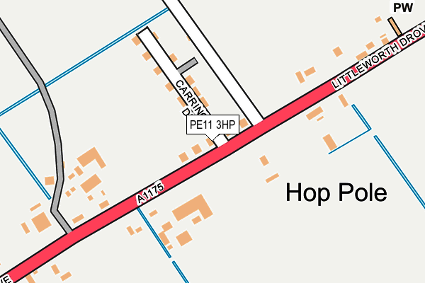 PE11 3HP map - OS OpenMap – Local (Ordnance Survey)