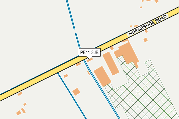 PE11 3JB map - OS OpenMap – Local (Ordnance Survey)