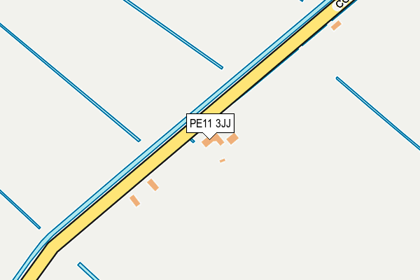 PE11 3JJ map - OS OpenMap – Local (Ordnance Survey)