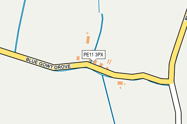 PE11 3PX map - OS OpenMap – Local (Ordnance Survey)