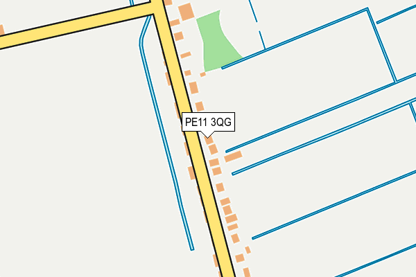 PE11 3QG map - OS OpenMap – Local (Ordnance Survey)