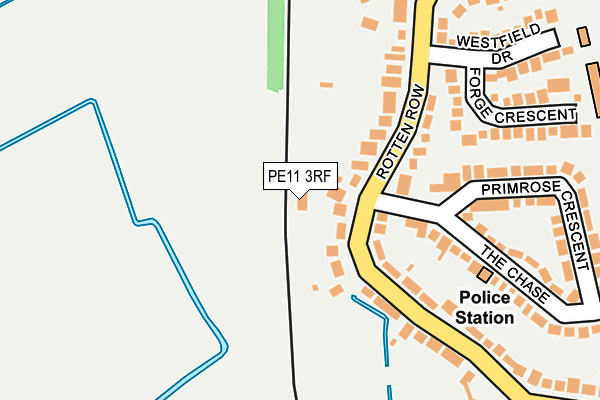 PE11 3RF map - OS OpenMap – Local (Ordnance Survey)