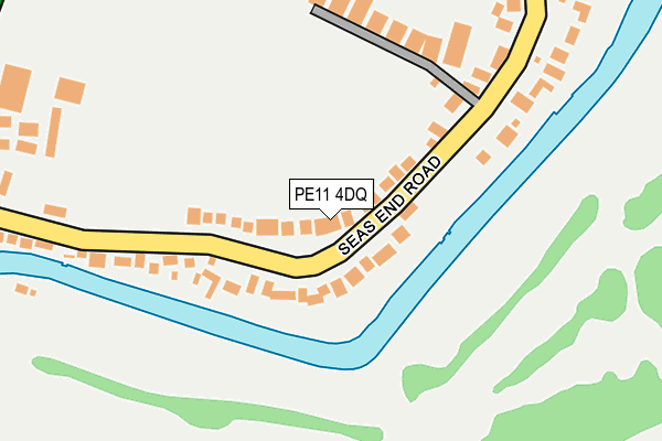 PE11 4DQ map - OS OpenMap – Local (Ordnance Survey)