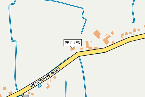 PE11 4EN map - OS OpenMap – Local (Ordnance Survey)