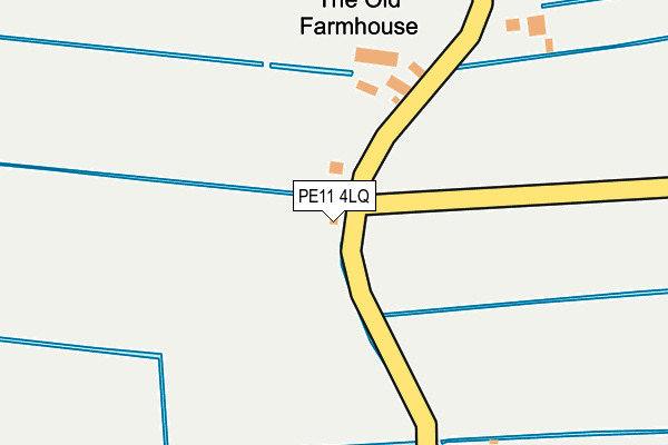 PE11 4LQ map - OS OpenMap – Local (Ordnance Survey)