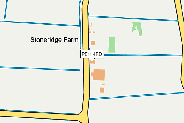 PE11 4RD map - OS OpenMap – Local (Ordnance Survey)
