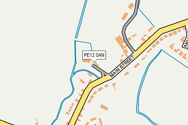 PE12 0AN map - OS OpenMap – Local (Ordnance Survey)