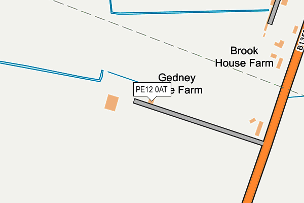 PE12 0AT map - OS OpenMap – Local (Ordnance Survey)