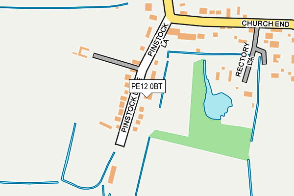 PE12 0BT map - OS OpenMap – Local (Ordnance Survey)