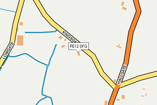 PE12 0FG map - OS OpenMap – Local (Ordnance Survey)