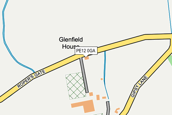 PE12 0GA map - OS OpenMap – Local (Ordnance Survey)