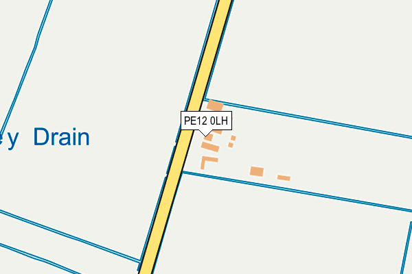 PE12 0LH map - OS OpenMap – Local (Ordnance Survey)