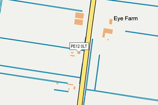 PE12 0LT map - OS OpenMap – Local (Ordnance Survey)