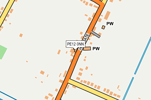 PE12 0NN map - OS OpenMap – Local (Ordnance Survey)