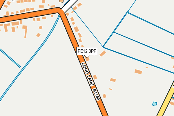 PE12 0PP map - OS OpenMap – Local (Ordnance Survey)