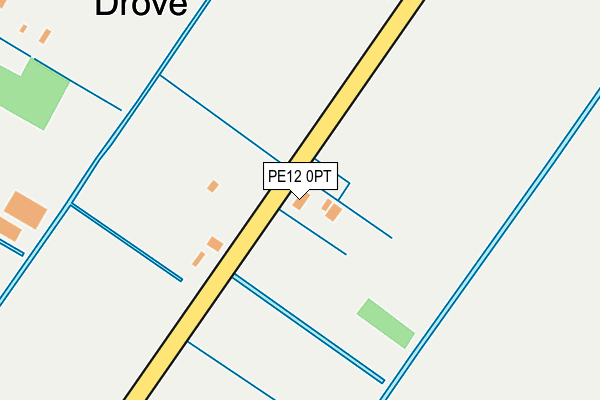 PE12 0PT map - OS OpenMap – Local (Ordnance Survey)