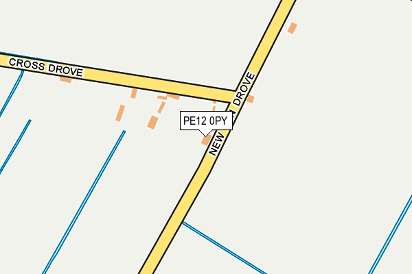 PE12 0PY map - OS OpenMap – Local (Ordnance Survey)