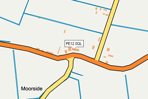 PE12 0QL map - OS OpenMap – Local (Ordnance Survey)