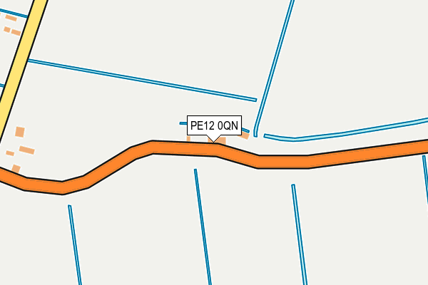 PE12 0QN map - OS OpenMap – Local (Ordnance Survey)