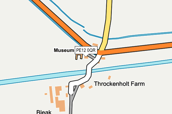 PE12 0QR map - OS OpenMap – Local (Ordnance Survey)