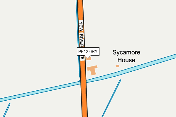 PE12 0RY map - OS OpenMap – Local (Ordnance Survey)