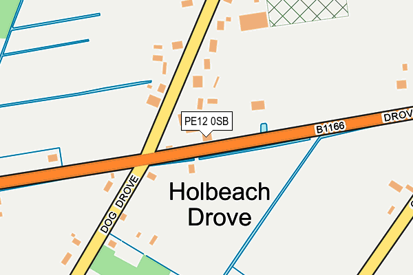 PE12 0SB map - OS OpenMap – Local (Ordnance Survey)