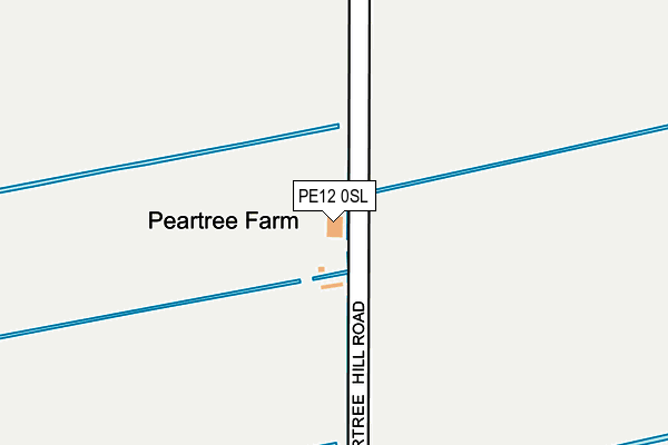 PE12 0SL map - OS OpenMap – Local (Ordnance Survey)