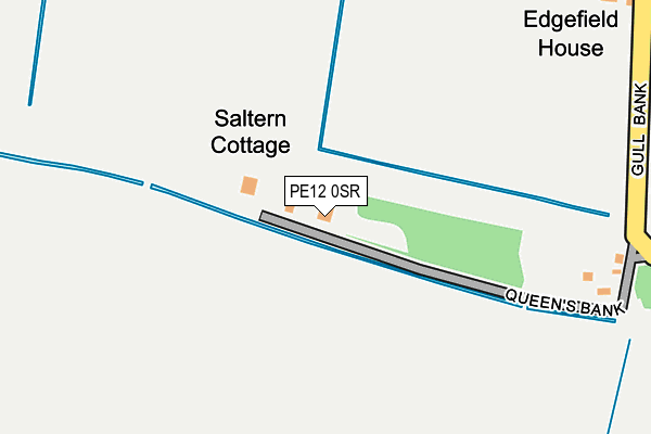 PE12 0SR map - OS OpenMap – Local (Ordnance Survey)