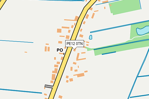 PE12 0TN map - OS OpenMap – Local (Ordnance Survey)