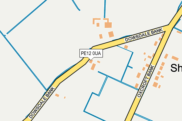 PE12 0UA map - OS OpenMap – Local (Ordnance Survey)