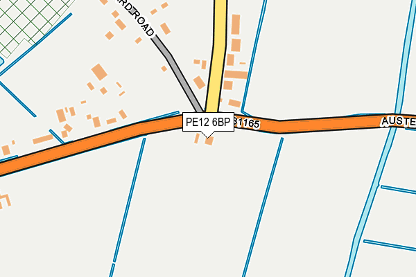 PE12 6BP map - OS OpenMap – Local (Ordnance Survey)