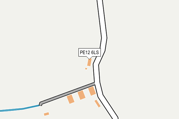 PE12 6LS map - OS OpenMap – Local (Ordnance Survey)