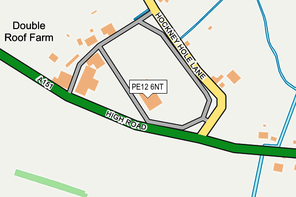 PE12 6NT map - OS OpenMap – Local (Ordnance Survey)