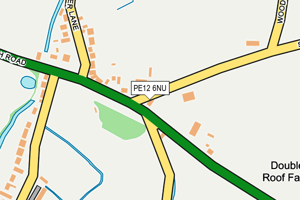 PE12 6NU map - OS OpenMap – Local (Ordnance Survey)