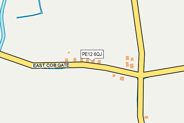 PE12 6QJ map - OS OpenMap – Local (Ordnance Survey)