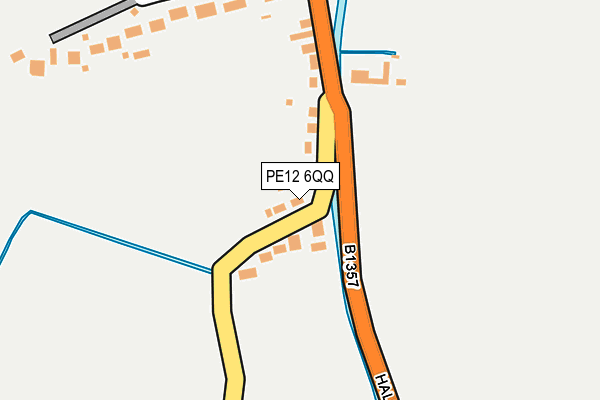 PE12 6QQ map - OS OpenMap – Local (Ordnance Survey)