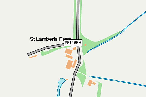 PE12 6RH map - OS OpenMap – Local (Ordnance Survey)