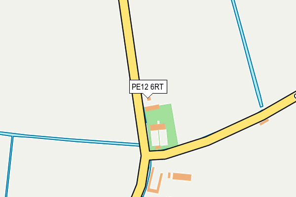 PE12 6RT map - OS OpenMap – Local (Ordnance Survey)