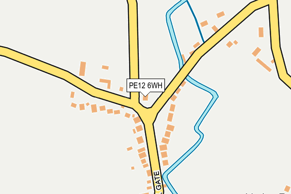 PE12 6WH map - OS OpenMap – Local (Ordnance Survey)